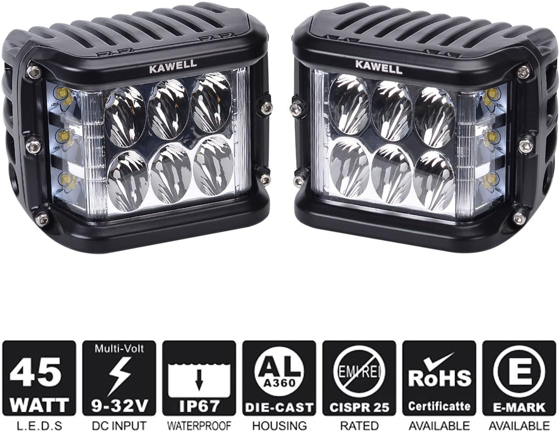 45W LED Work Light Pack of 2 S203