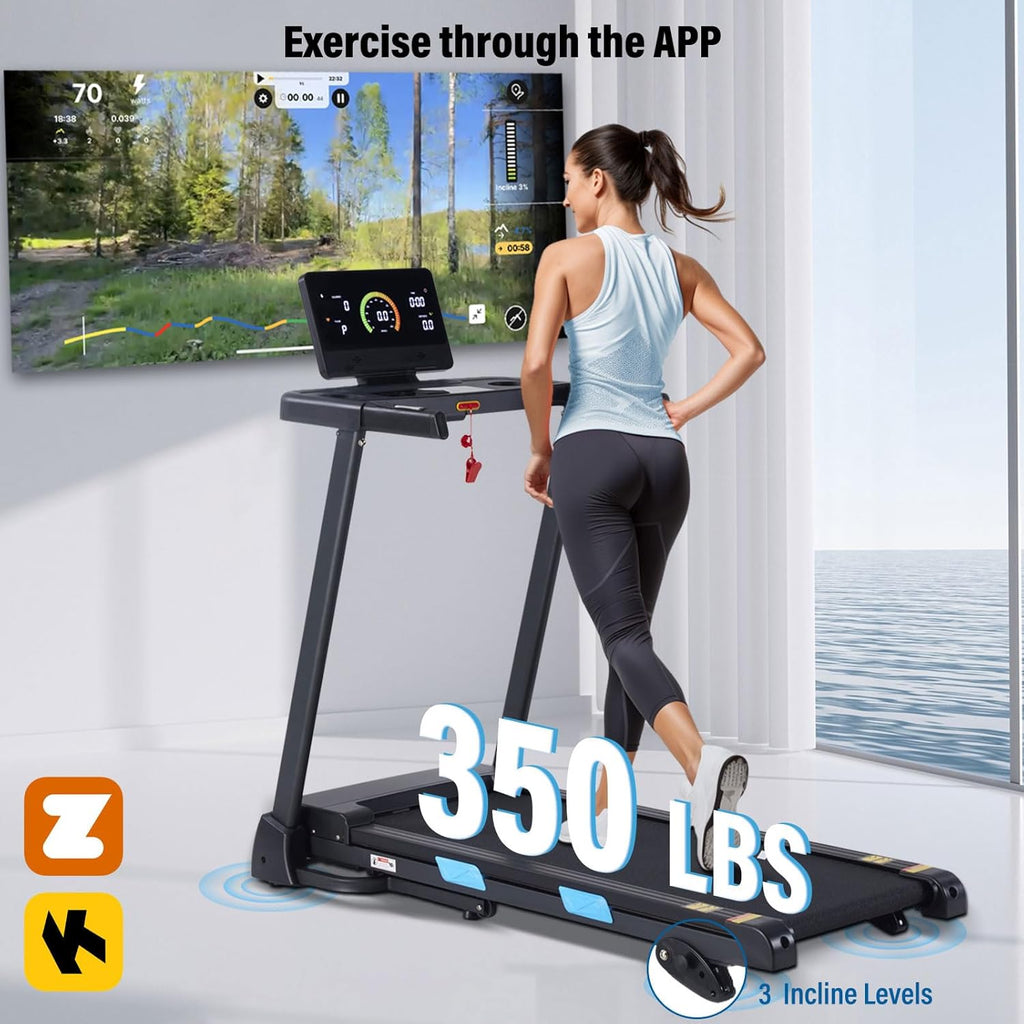 350 lbs Capacity 3.0HP Treadmill with Incline N52659