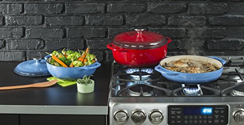 4.5 Quart Enameled Cast Iron Dutch Oven with Lid V995