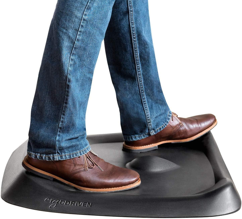 Obsidian Black Anti-Fatigue Standing Desk Mat H3701