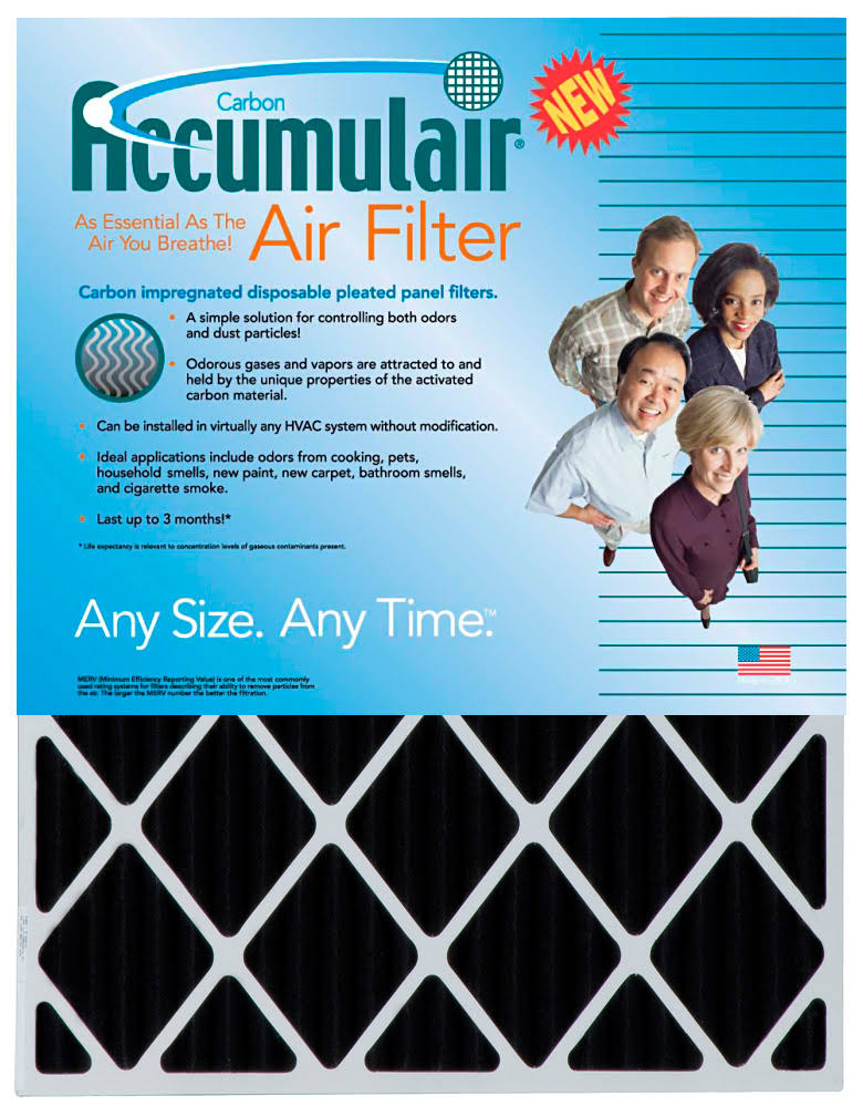 Carbon Odor Block Filter 29x29x4 D712