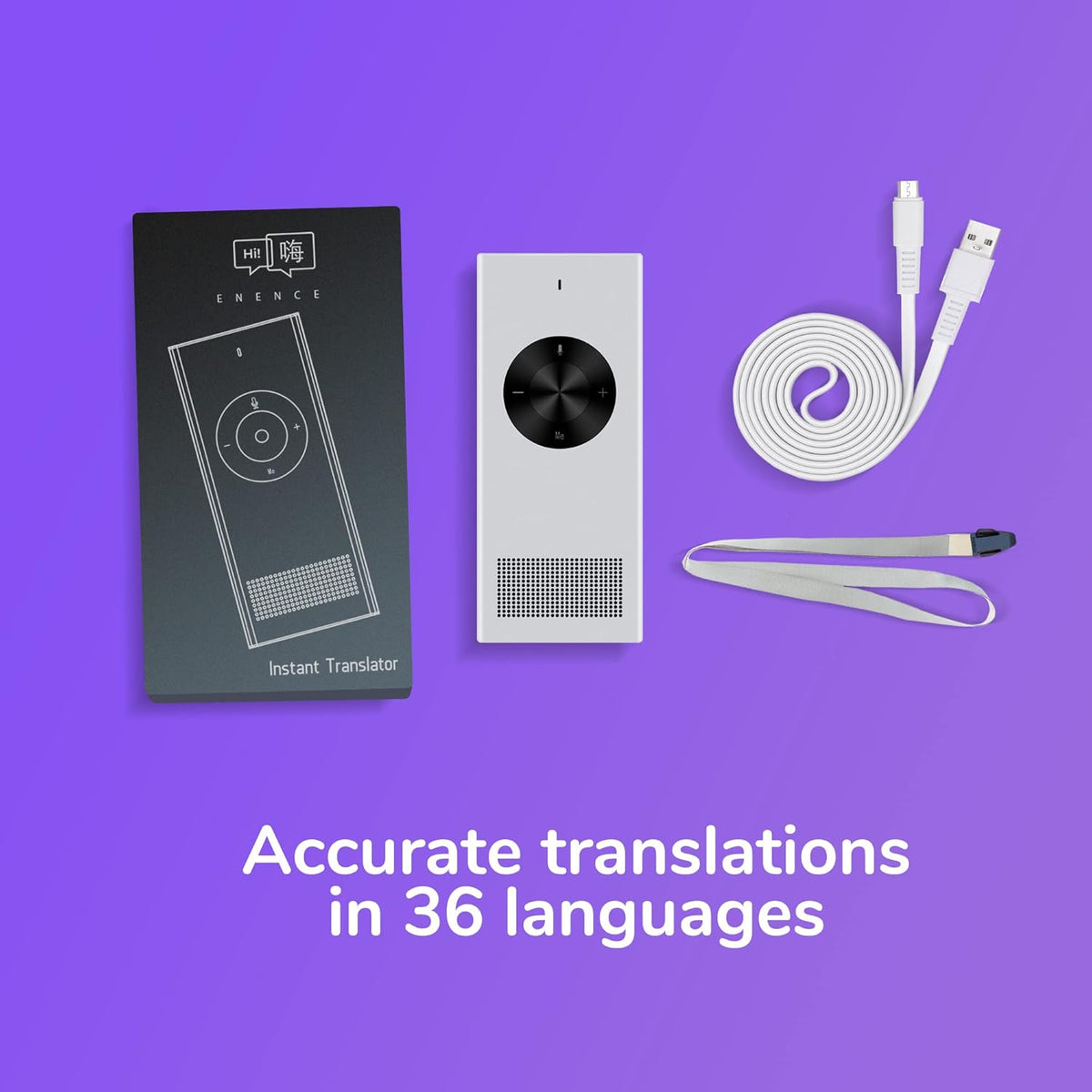 Portable Two-Way Translator 36 Languages K2122
