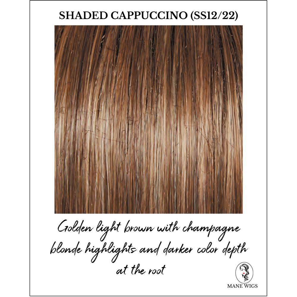 Shaded Cappuccino Wig U82605