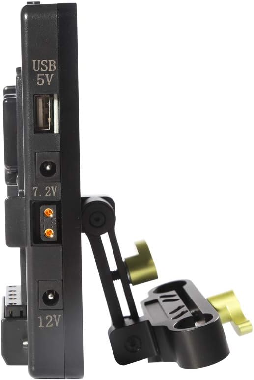 V Lock Mounting Plate Power Supply Splitter with 15mm Rod Clamp X103592
