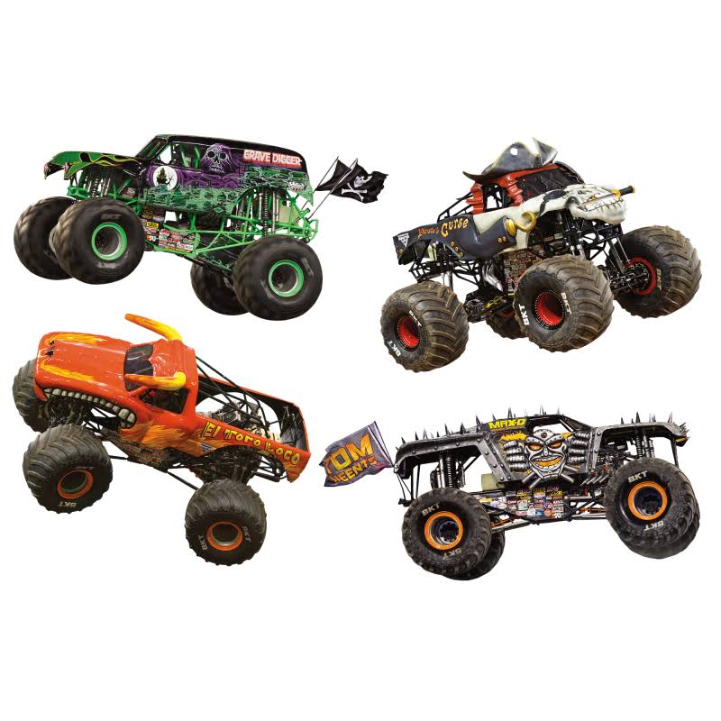 Officially Licensed Monster Jam Removable Wall Decal J620