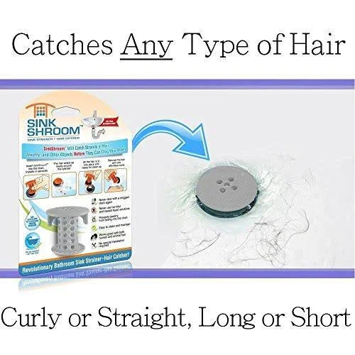 Sink Drain Protector Hair Catcher Gray I2231