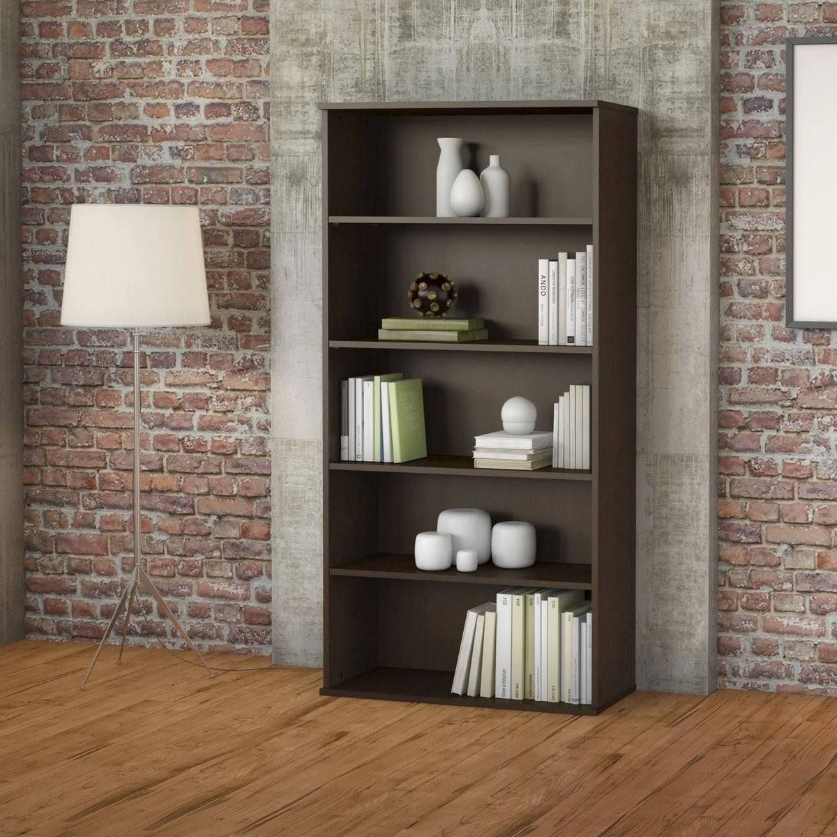 66H 5 Shelf Bookcase F8949