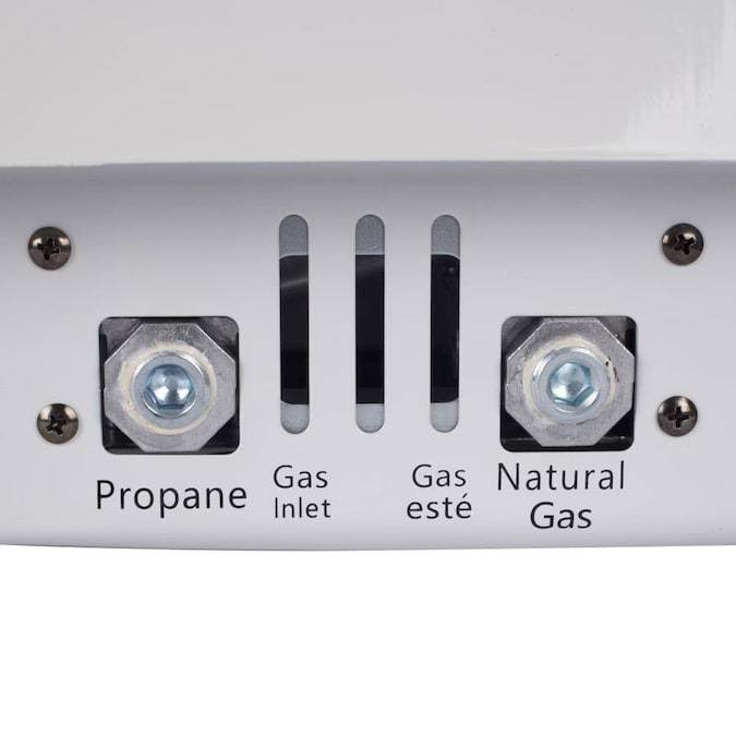 White Wall or Floor Mount Indoor Natural Gas or Liquid Propane Vent-Free Convection Heater G44476