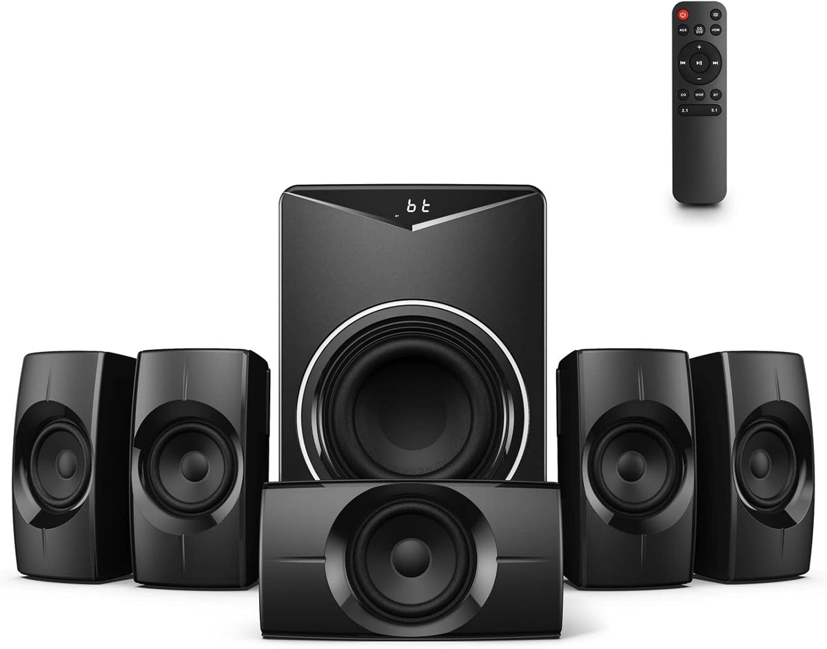 Bluetooth 5.1 Channel Surround Sound System with Subwoofer C3745