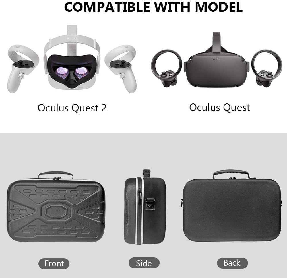 Hard Case for VR Gaming Headset with Shoulder Strap T4151