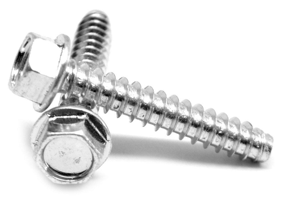 #8-18 x 1/2 Sheet Metal Screw Hex Washer Head Zinc Plated O462437