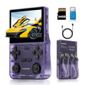 Retro Handheld Game Console with 64GB TF Card, 3.5 Inch IPS Screen Black M176