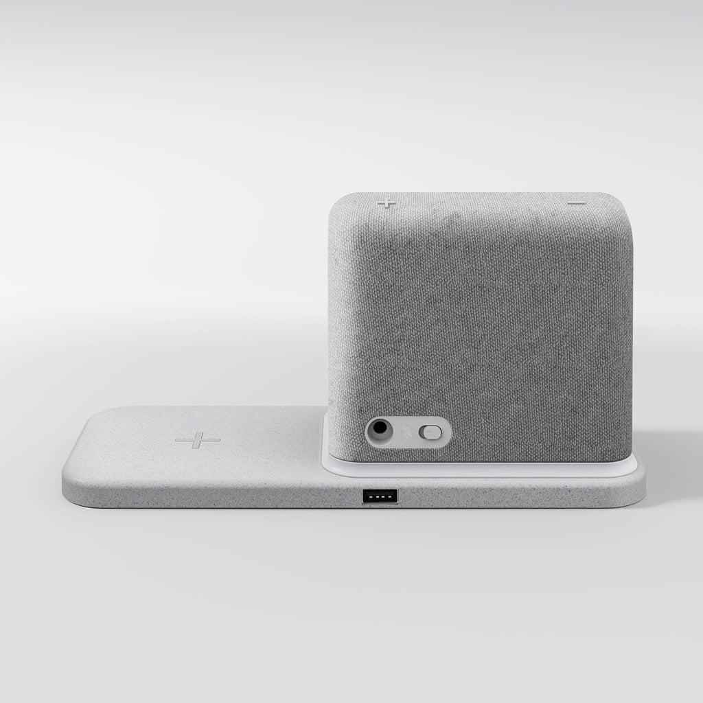 Smart Clock 2 with Wireless Charging Dock - Heather Grey G843633