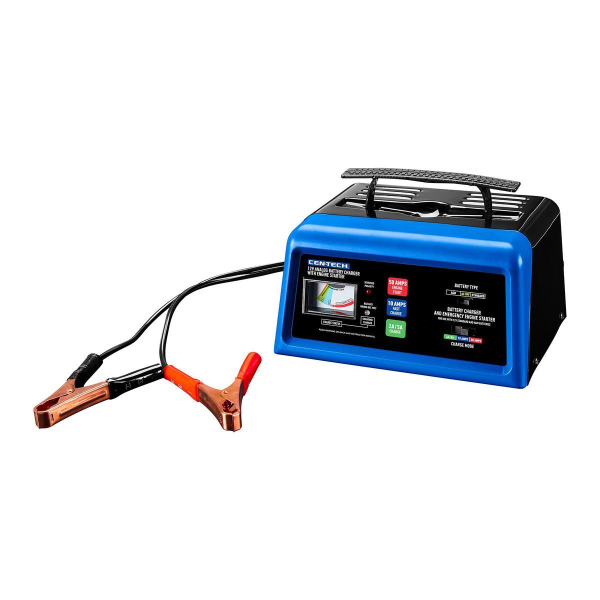 2/10/50 Amp 12V Analog Charger with Engine Start D963250