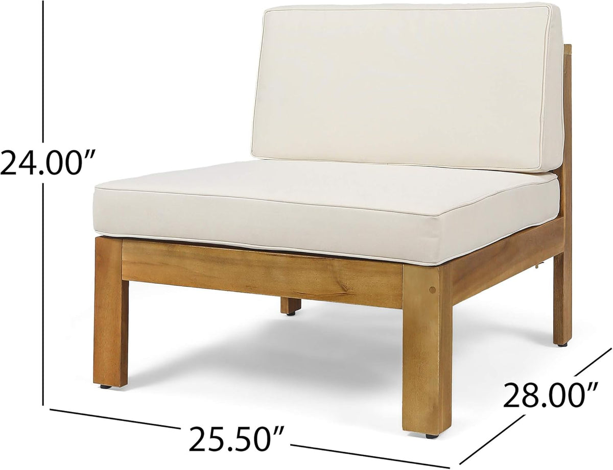 Acacia Wood 5 Piece Sofa Set Q98976