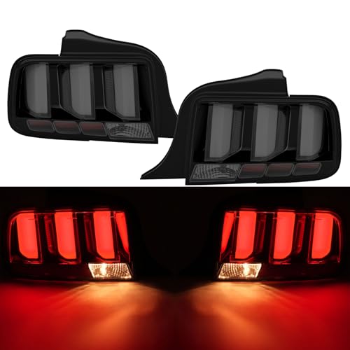 Black Housing Clear Lens LED Tail Lights Assembly C314