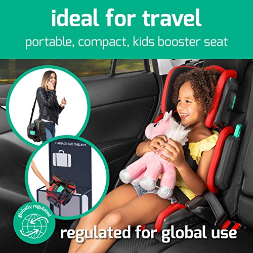 Slate Grey Foldable Highback Booster Car Seat L599