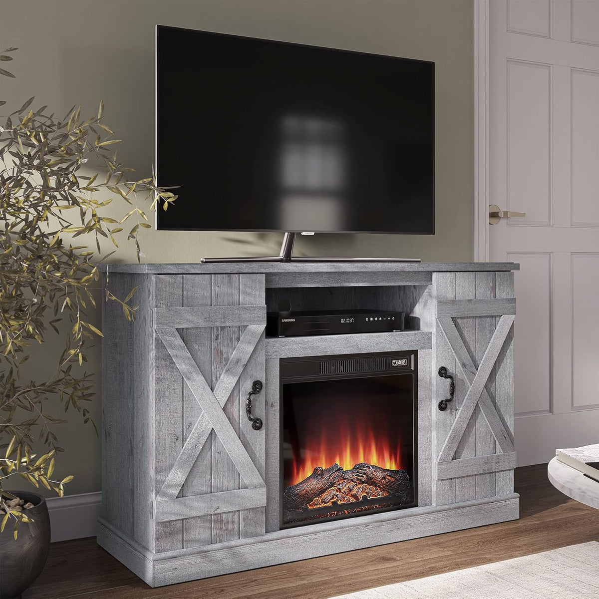 47 Inch Electric Fireplace TV Stand F2671