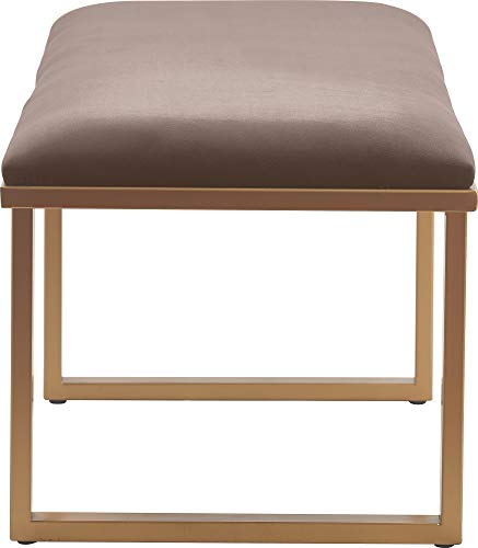 Dark Grey Velvet Bedside Bench A749