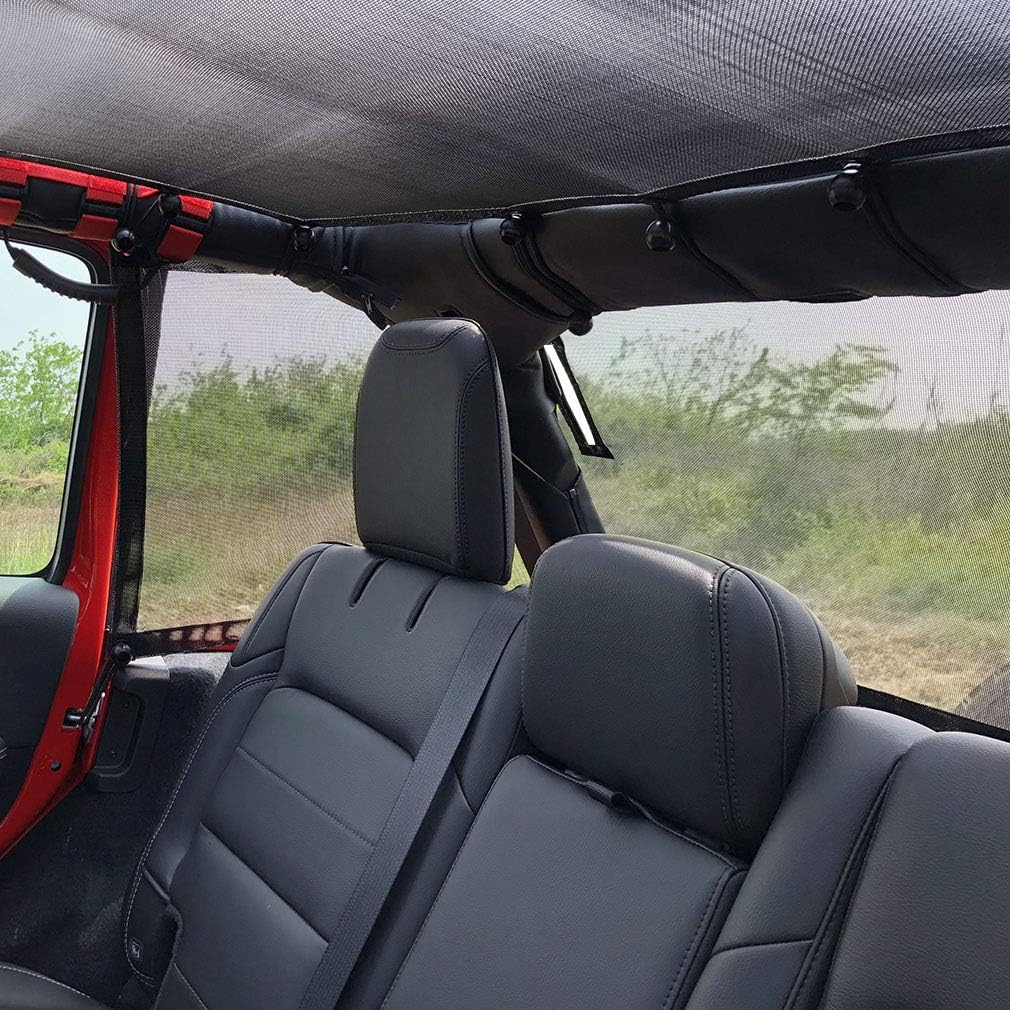 Black Mesh Sun Shade O417