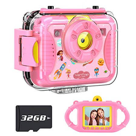 Kids Waterproof Camera with 32GB Memory Card J152