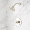Brushed Nickel Shower System with Single Function Shower Head W7551