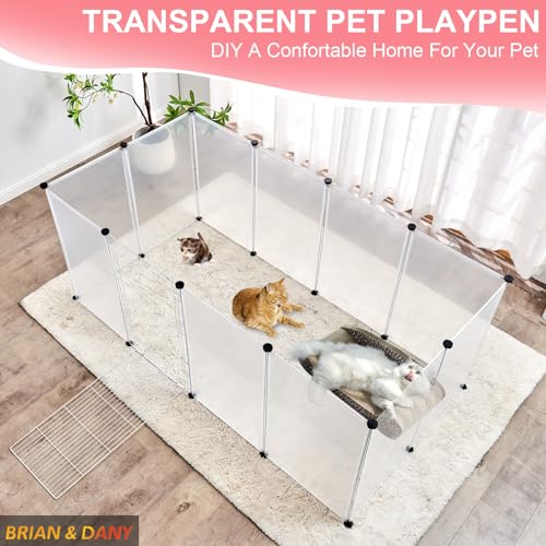 28 Panel Plastic Pet Playpen, Smoke, 13.8 X 13.8 inches R355