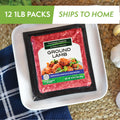 Grass Fed Free Range Ground Lamb, Twelve 1 lb Packages Y34370