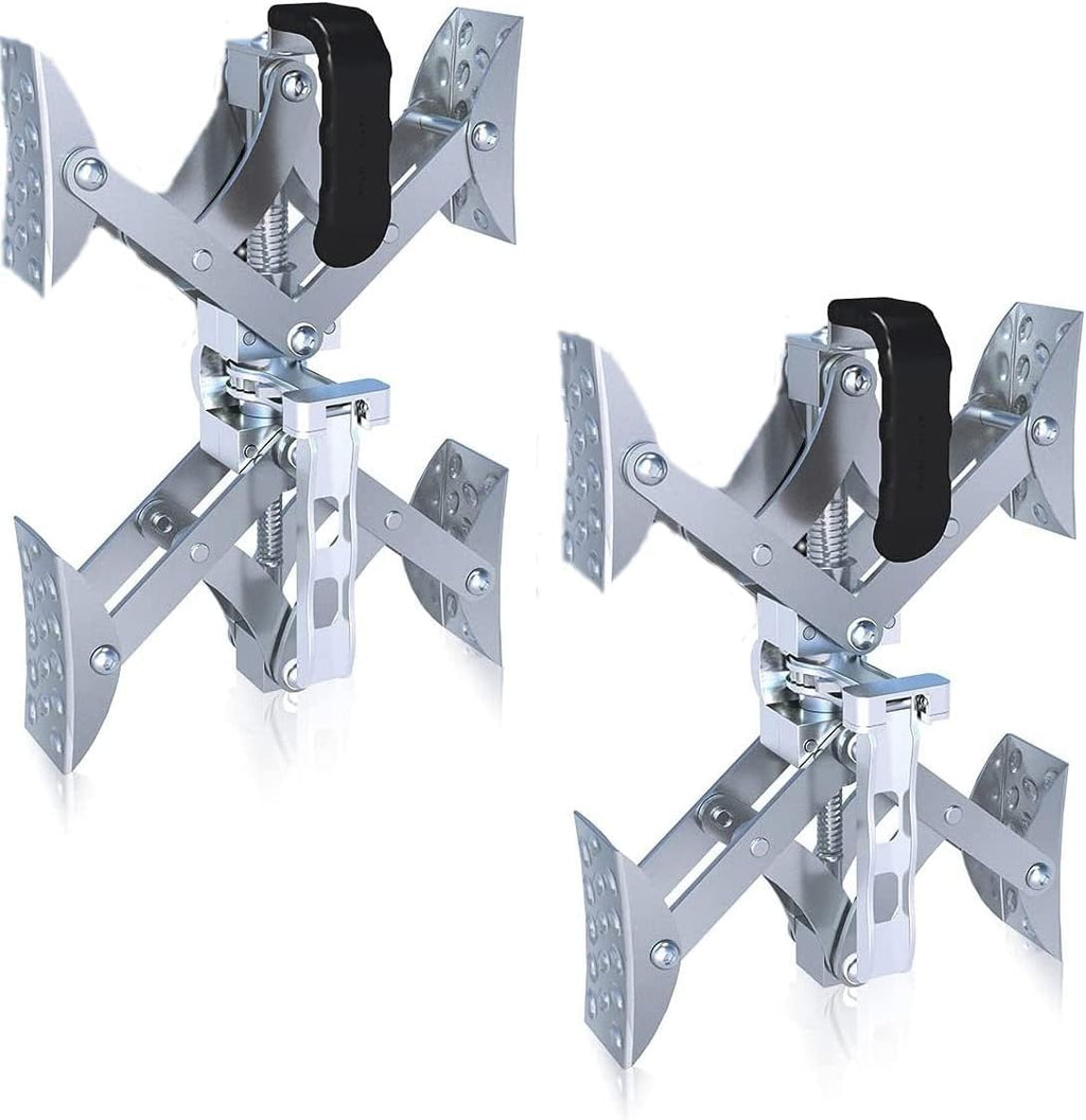 X-Shaped Wheel Chock Stabilizer with Integrated Wrench, 2 Sets H828