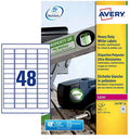White Heavy Duty Laser Labels X361