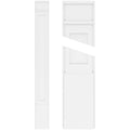 Flat Panel PVC Pilaster with Decorative Capital & Base (Pair) F270276
