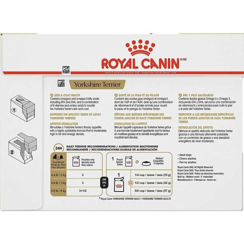 Yorkshire Terrier Adult Breed Specific Wet Dog Food W24705
