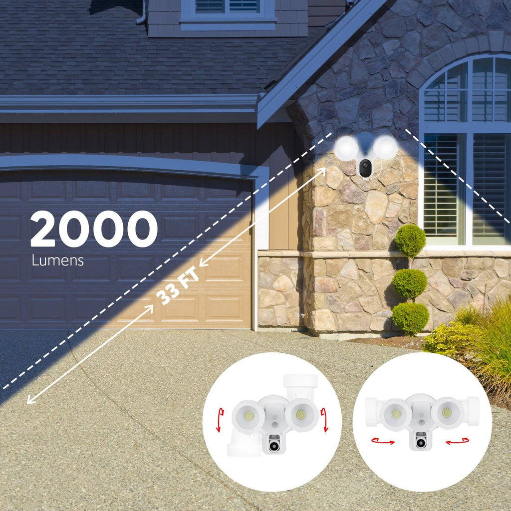3-in-1 Floodlight, Charger and Mount (White) R563969