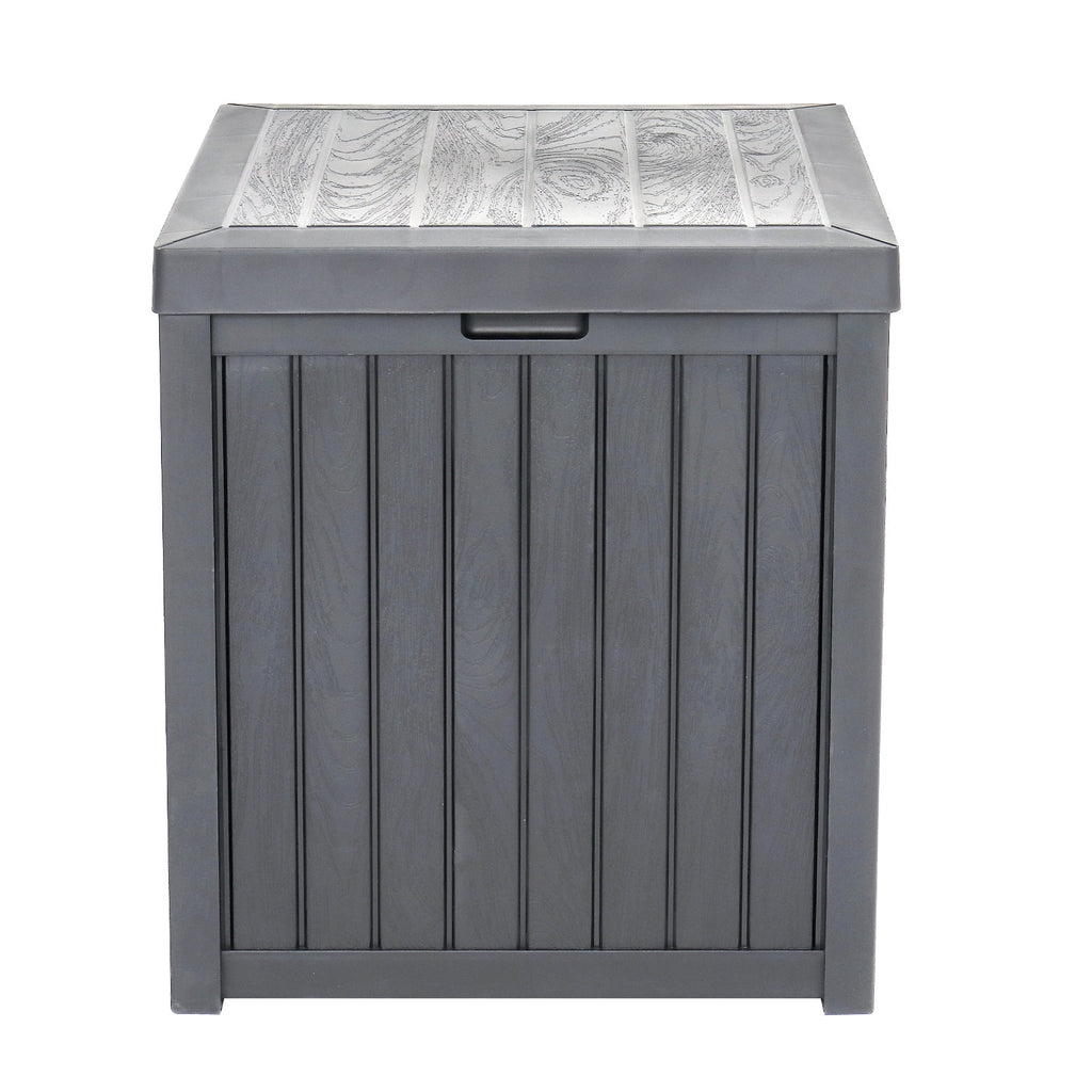 Grey 51gal Plastic Storage Deck Box Q230