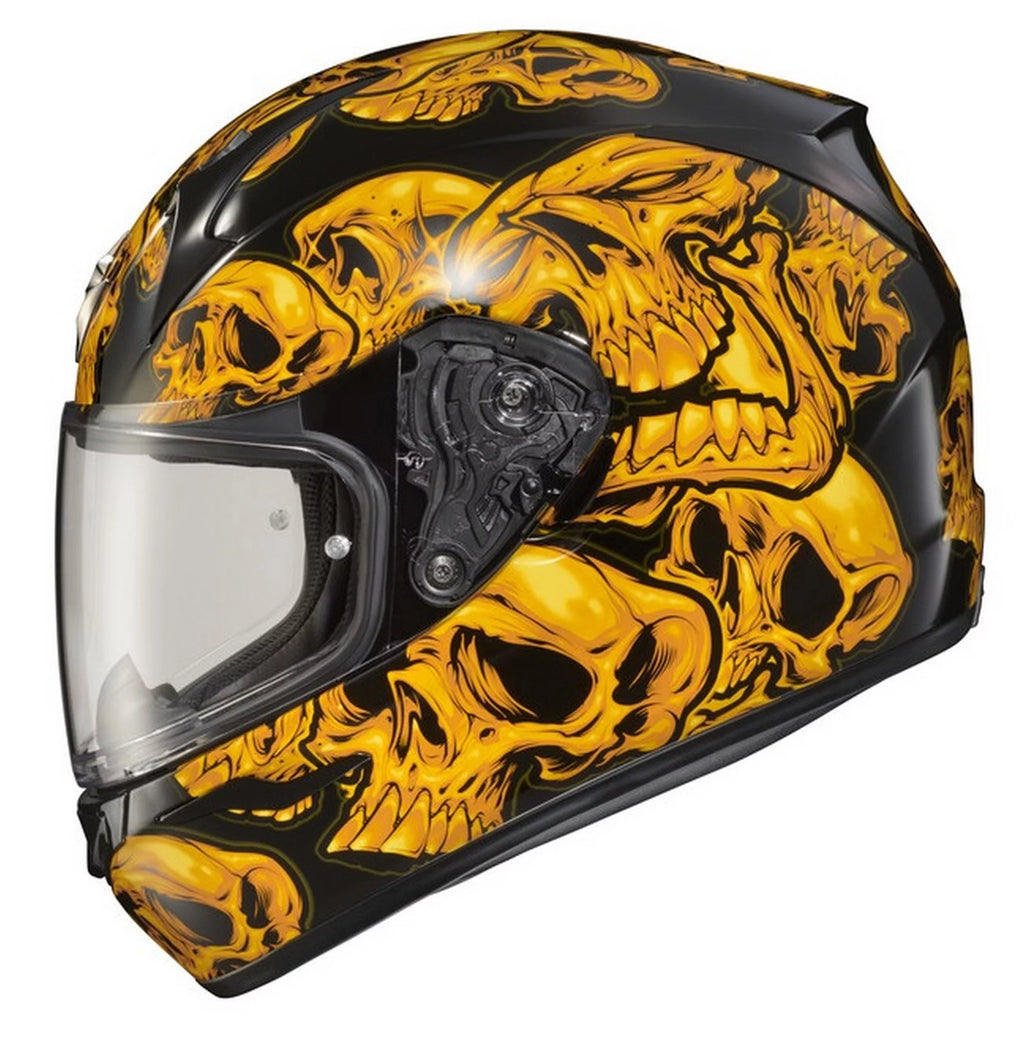 Orange Motorcycle Helmet H998171