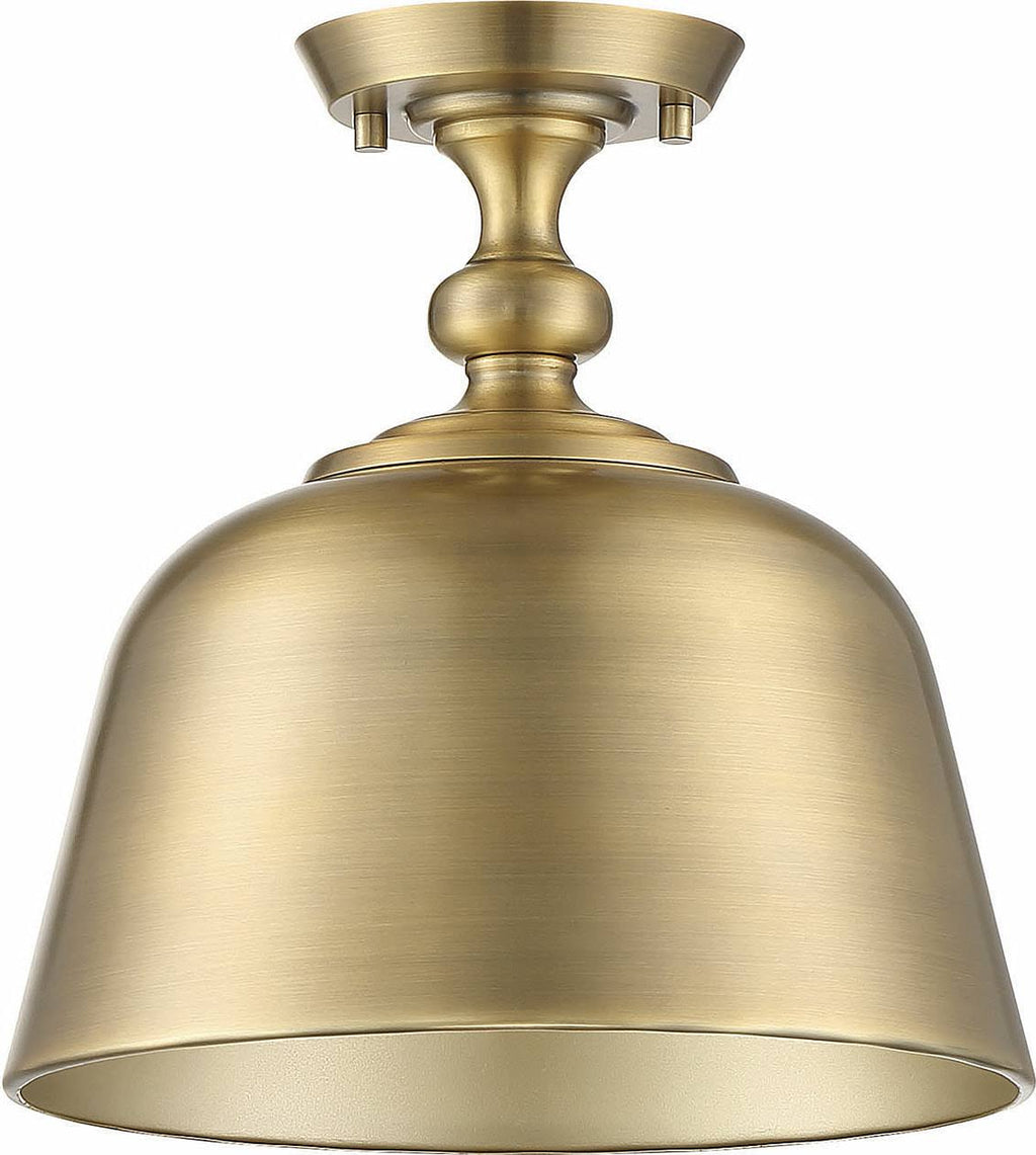 Warm Brass Semi-Flush Light U9960