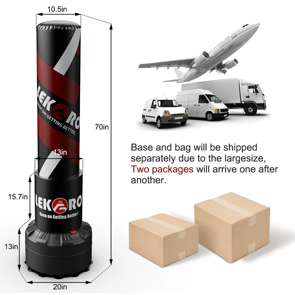 Punching Bag with Boxing Gloves A385146