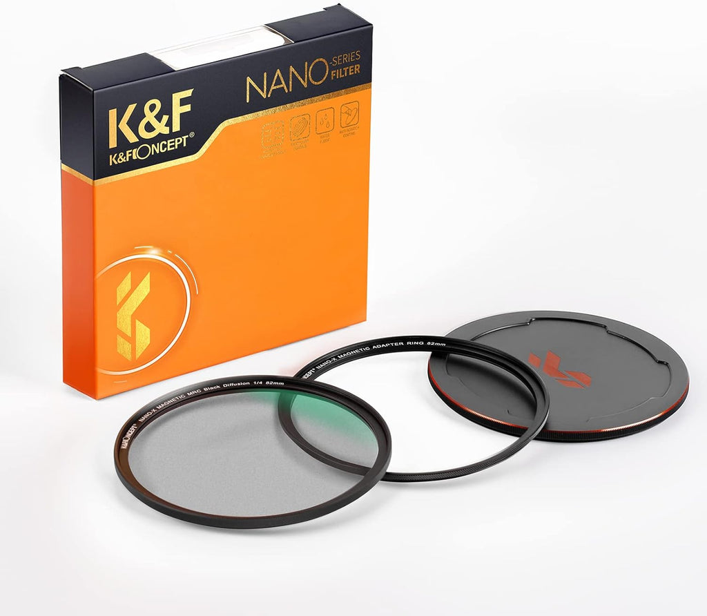 72mm Magnetic Black Soft Diffusion 1/4 Filter with 28 Multi-Layer Coatings N395