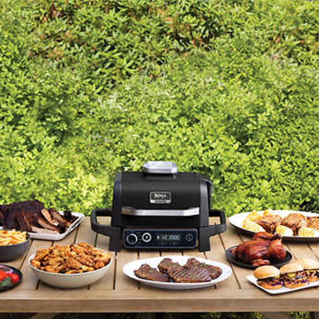 Restored 7-in-1 Outdoor Grill & Smoker and Air Fryer T7891