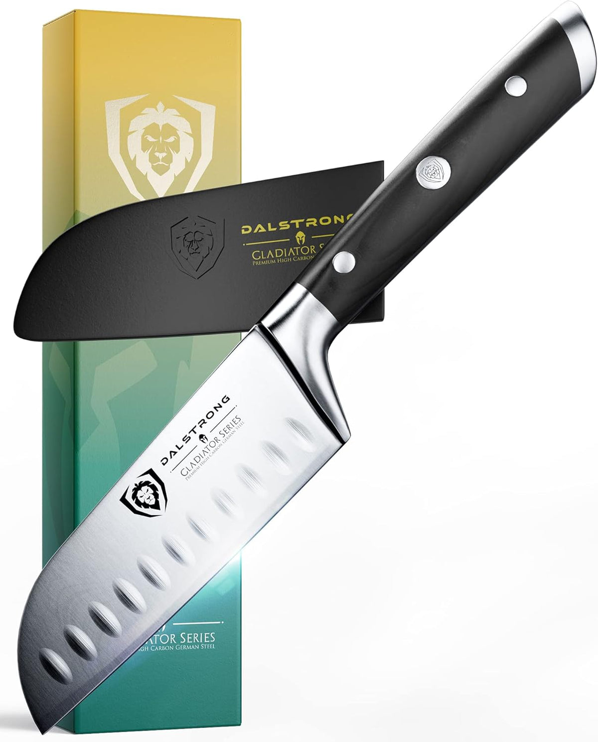 Nakiri Asian Vegetable Knife - 7 - High-Carbon Steel - Sheath Included H14274