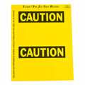 Polyester Caution Sign and Label Blanks Q31880