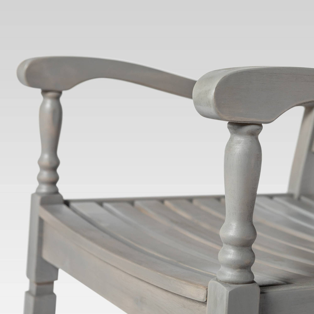 Gray Wash Acacia Wood Outdoor Rocking Chair W4303