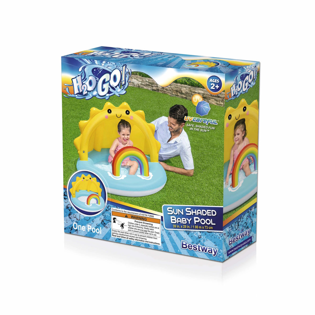 39" x 29" Inflatable Baby Pool V77908