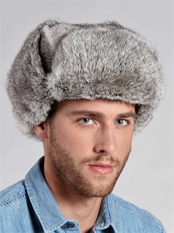 Grey Trapper Hat J4113
