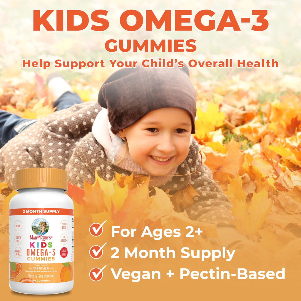 Vegan Omega 3 Gummies Orange Flavor 60 Count G1244