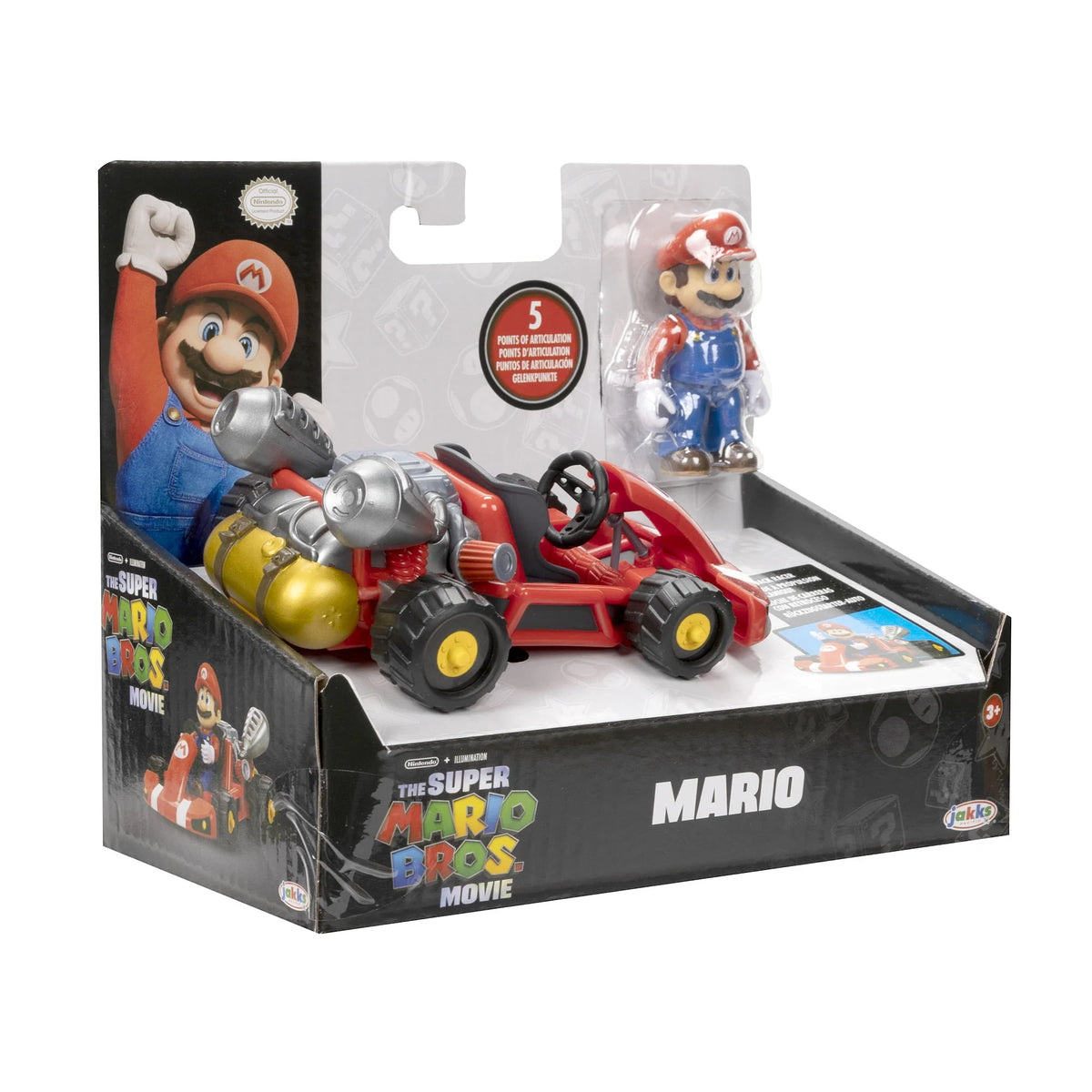 2.5 inch Mario Action Figure with Pull Back Racer T2470