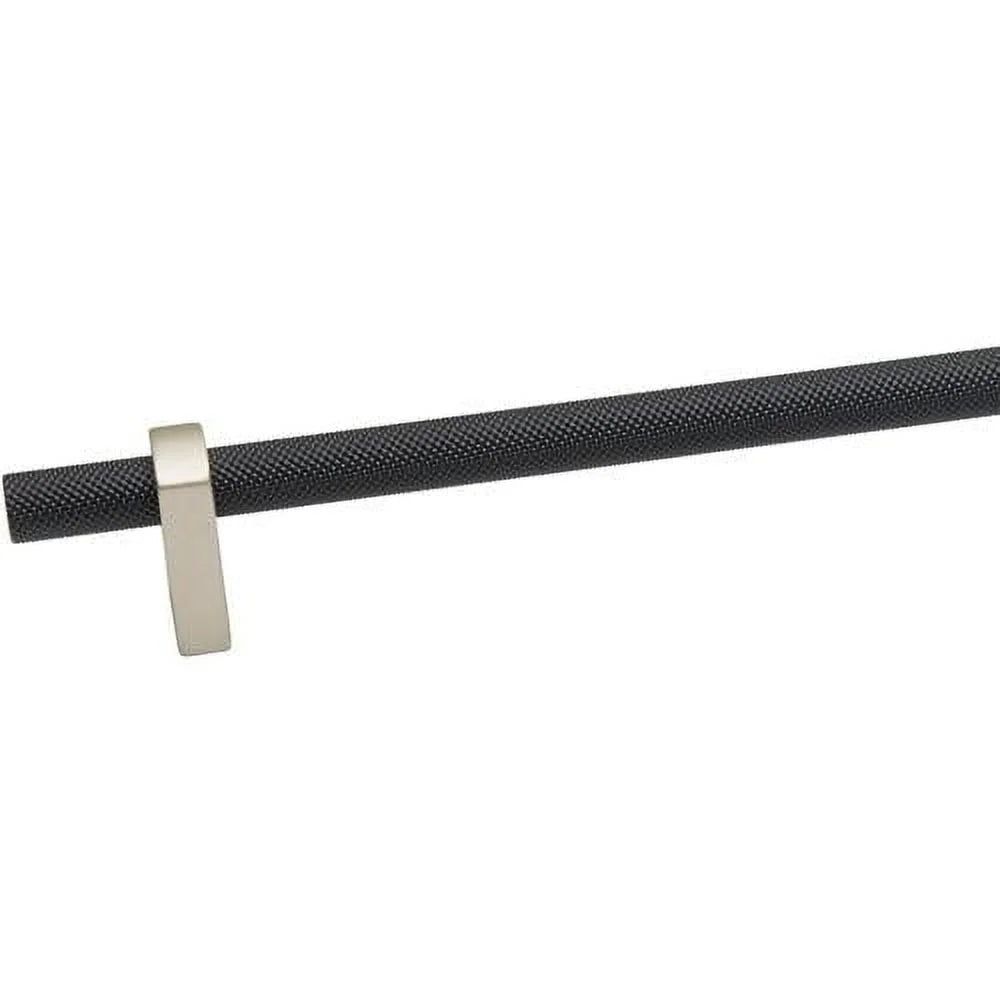 24" Center To Center Knurled Bar Appliance Pull Matte Black D30681