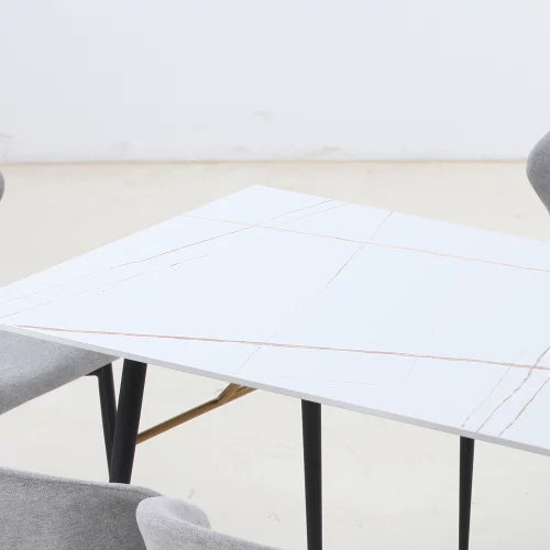 White Porcelain Top Dining Table M207246