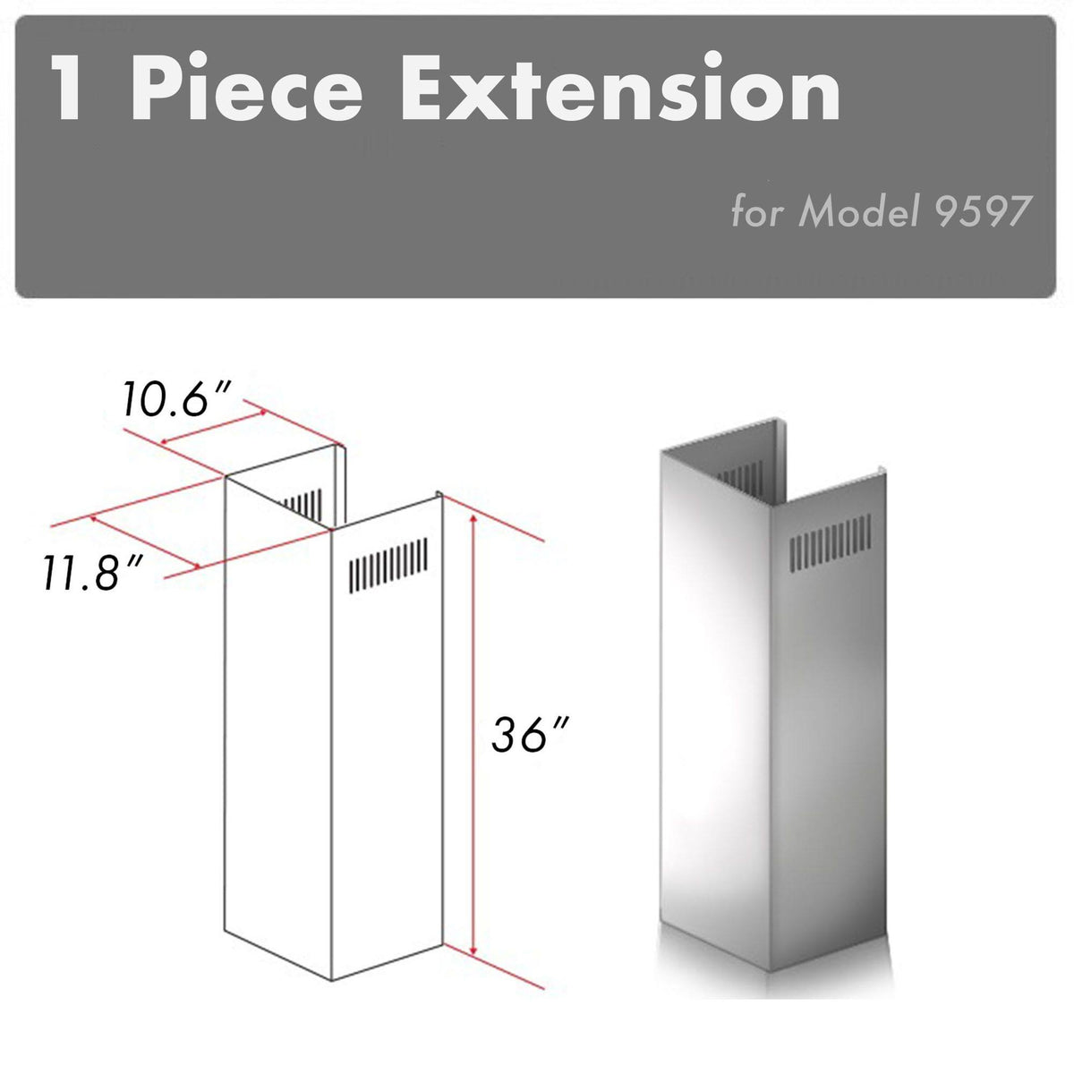 Chimney Extension for 9 ft. to 10 ft. Ceilings F895335