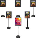 Black Aluminum Poster Sign Stand 11x17 Inch G83561